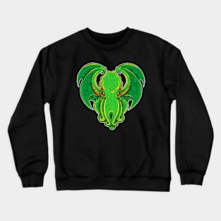 Heart Shaped Cthulhu Crewneck Sweatshirt